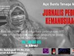 Jadi Saksi Minimnya APD Tenaga Medis, Komunitas Jurnalis Galang Donasi