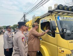 Bupati dan Kapolres Maros Turun Langsung Tegur Pengemudi Truk Tambang di Moncongloe