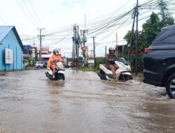 Jalur Alternatif Moncongloe–Makassar Terendam Banjir