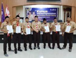 Jelang Pelantikan, Andalan Cabang Pramuka Maros Ikuti Orientasi