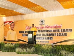 IAS Pilih Patarai Amir Jadi Plt Ketua Golkar Maros