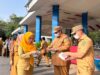 Kualitas Udara Memburuk, Bupati Chaidir Bagi-bagi Masker